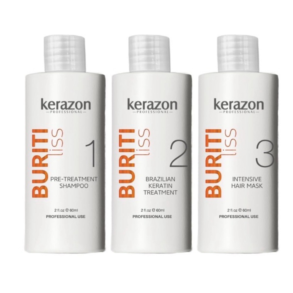 Brazilian Keratin Treatment Kit Keratina Kerozon Buriti Liss Pro All Hair Types